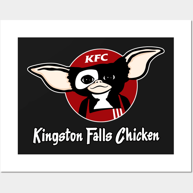 Kingston Falls Chicken Wall Art by jayveezed